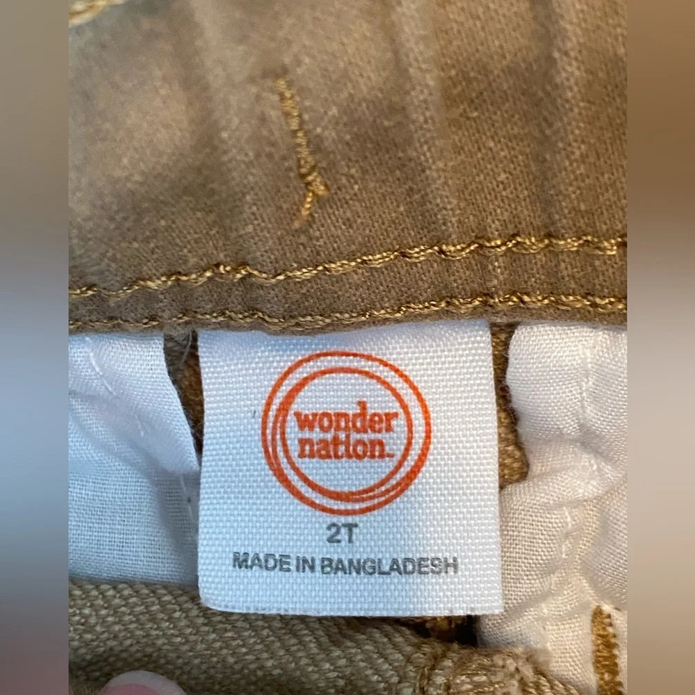 Wonder Nation Tan Kids Joggers 2T